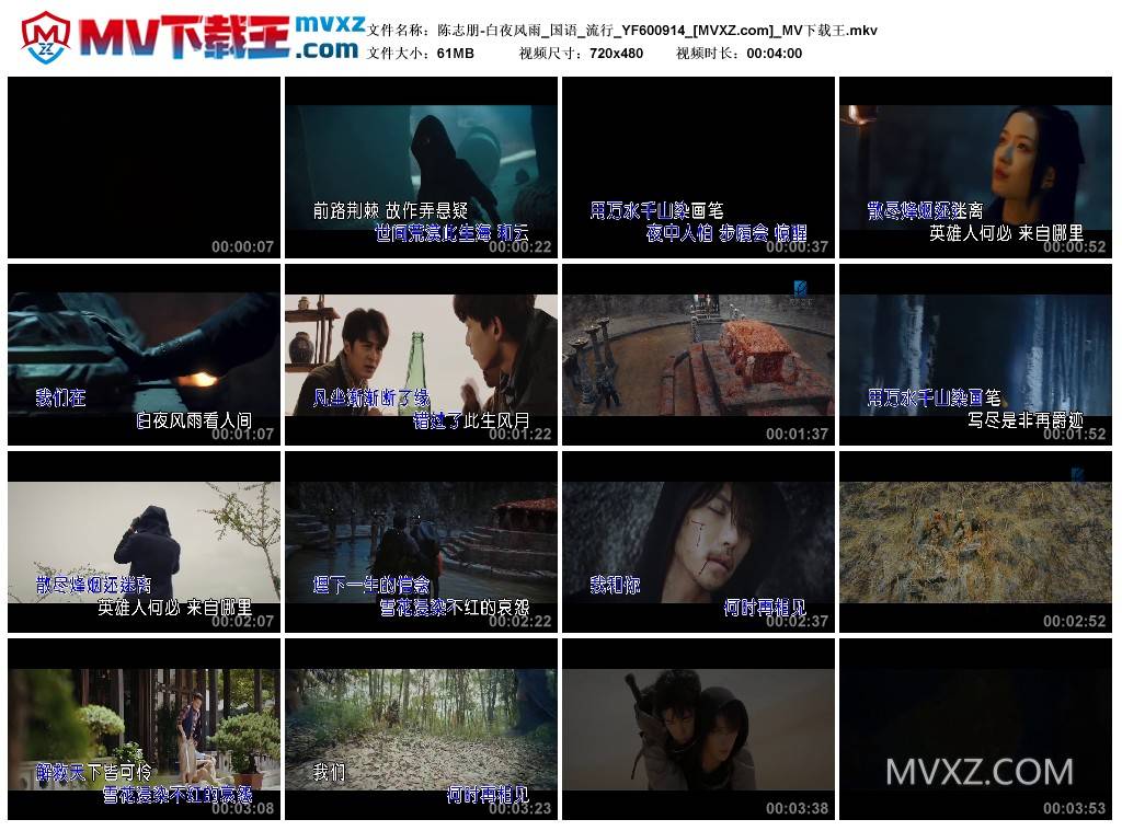 陈志朋-白夜风雨_国语_流行_YF600914